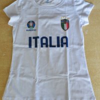 ЕВРО 2020!Дамска тениска на Италия за EURO 2020!Дамски футболни фен тениски!ITALIA!, снимка 2 - Тениски - 33337815