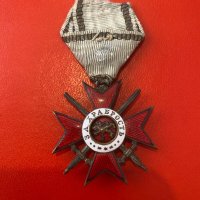 Български царски кръст орден за храброст 1912 г. България, снимка 2 - Колекции - 43968318