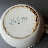 Стара емайлирана касерола, млековарка, черпак(8.3), снимка 4 - Антикварни и старинни предмети - 43680944