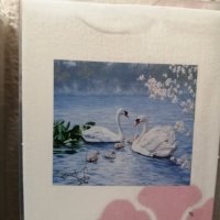 5D Диамантени гоблени - живопис с Лебеди., снимка 5 - Гоблени - 43370513