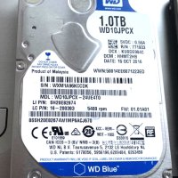 Твърд диск HDD 1000gb; 750gb; 500gb, с инсталиран WIN 10 и Офис 2016   Здраве  100%, снимка 1 - Твърди дискове - 43048325