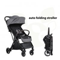 ТОП ЦЕНА!НОВО!Детска лятна количка Cangaroo Easy fold СИВ, снимка 1 - Детски колички - 40232651