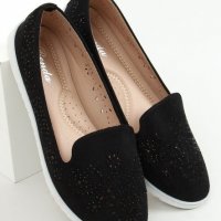 Лоуфъри в черен цвят , снимка 1 - Дамски ежедневни обувки - 36670852