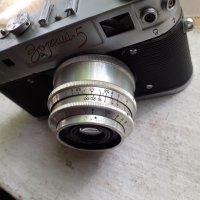 Стар съветски фотоапарат Зоркий 5, снимка 6 - Антикварни и старинни предмети - 40865677