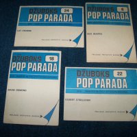 Стари картички–стикери DZUBOKS POP PARADA 1975г., снимка 5 - Други ценни предмети - 26635936