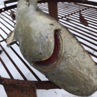 Риба Акула-Папие Маше 70 см, снимка 7 - Антикварни и старинни предмети - 44014780