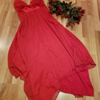 Червена рокля , снимка 1 - Рокли - 27059902