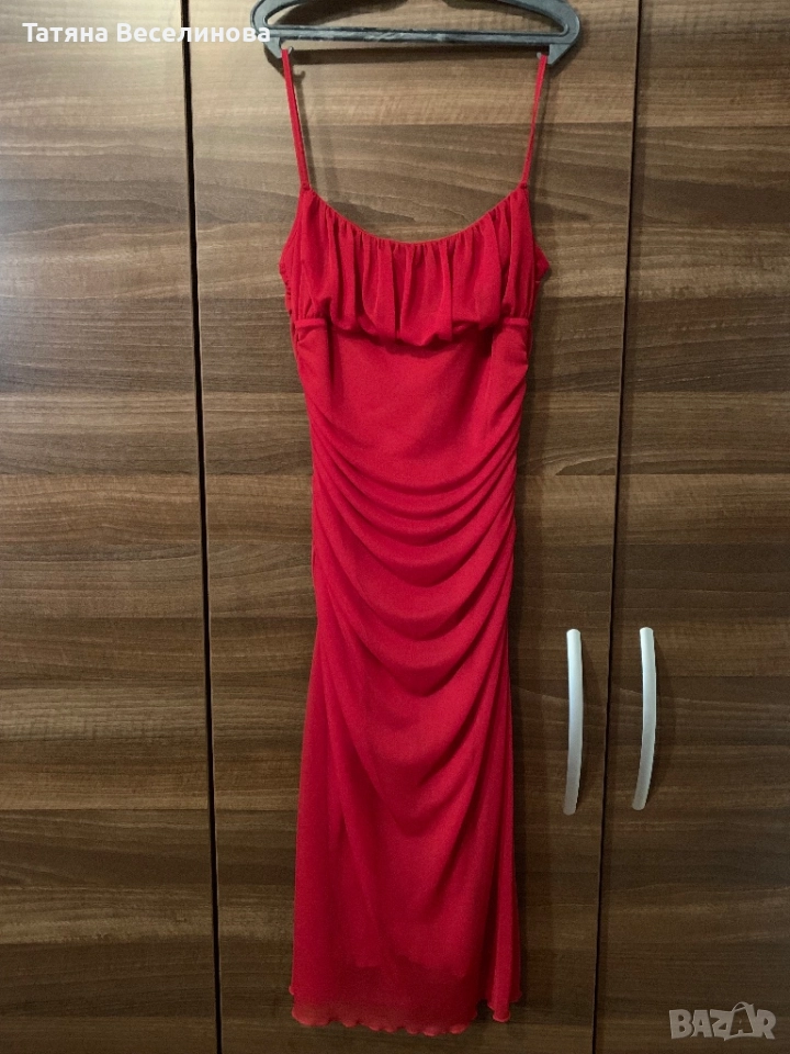 Официална червена рокля Morgan, снимка 1