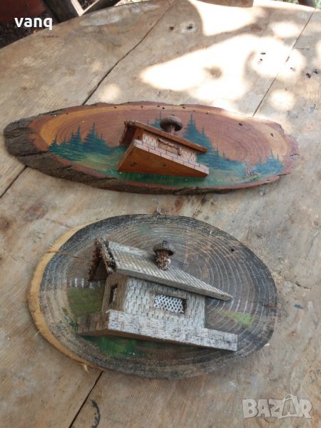 Стара сувенирна къщичка за стена, снимка 1