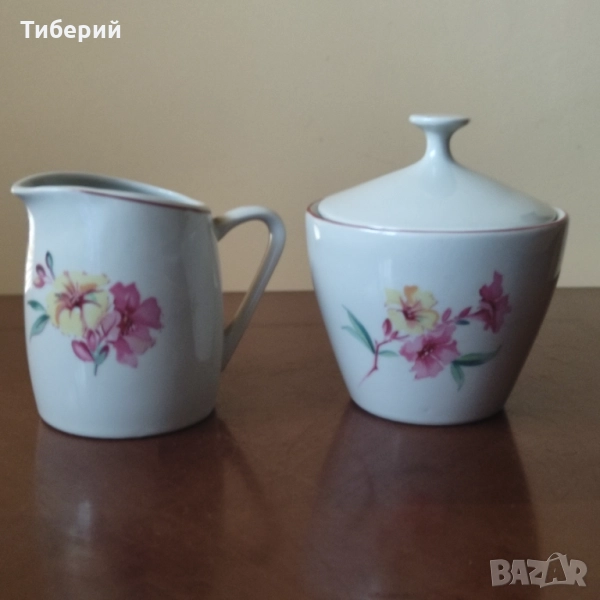 Порцеланова захарница/латиера, снимка 1