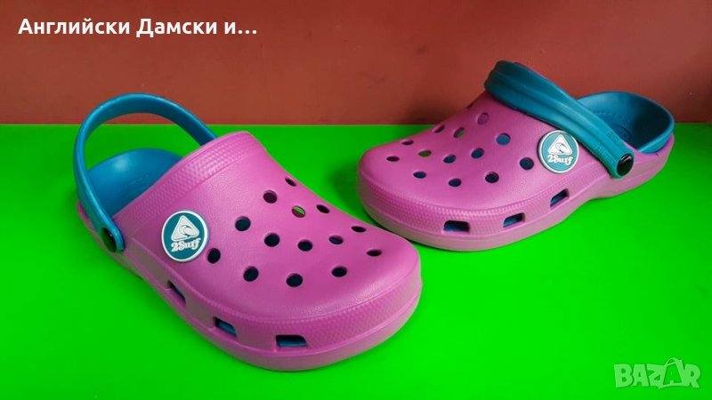 Английски дамски кроксове-2 цвята, снимка 1