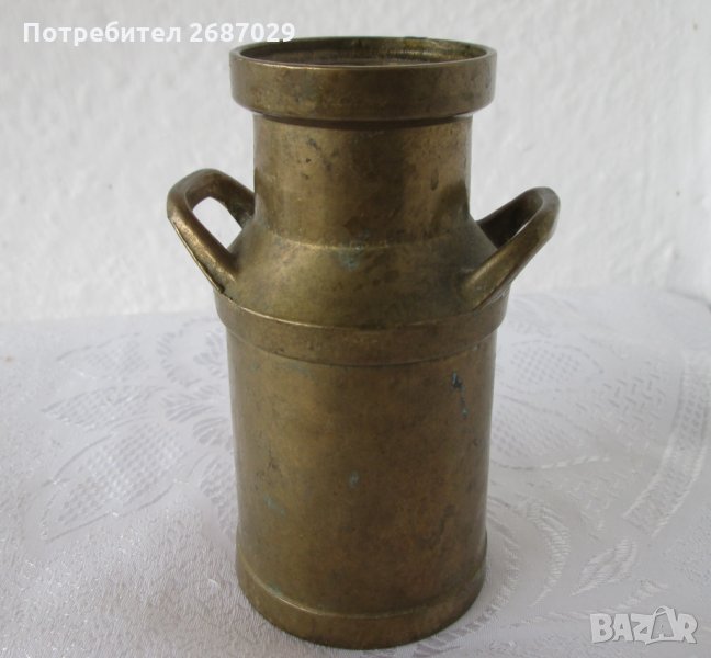 Моливник гюм, гюмче метал съд ваза, снимка 1