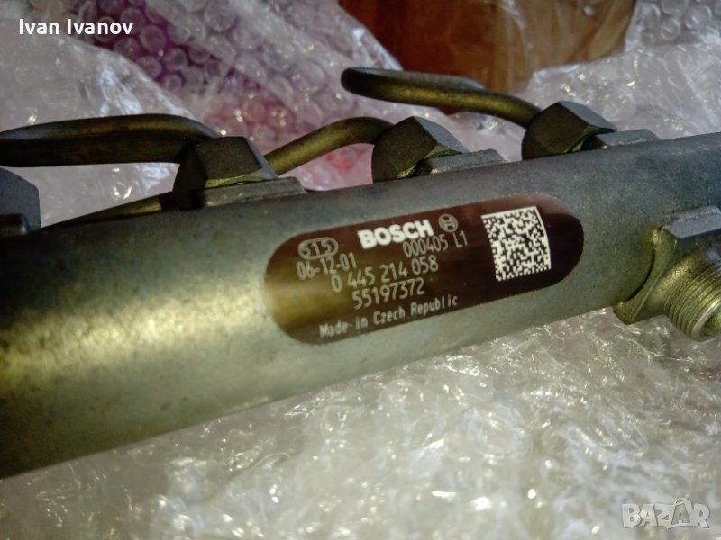 АЛФА СААБ ОПЕЛ Рейка с тръбички и датчик налягане 0445214058, снимка 1