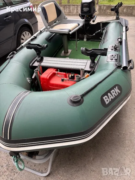 Надуваема лодка и мотор, снимка 1