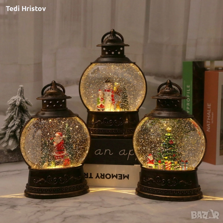 Коледен снежен глобус, снимка 1