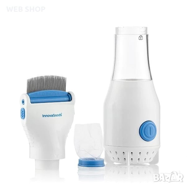 Електрически уред за събиране на въшки V-Comb, снимка 1