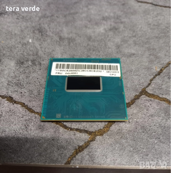 Процесор i5 4300M - FCPGA946 (за лаптоп), снимка 1