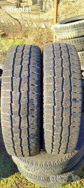 2бр зимни гуми за микробус 225/75R16 Michelin, снимка 1