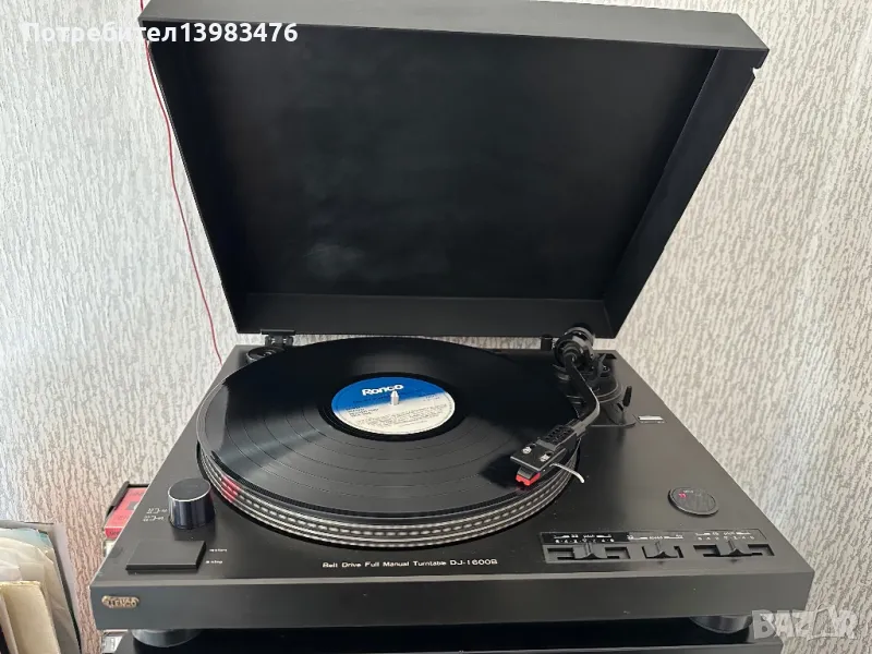 Lenco - грамофон Lenco DJ-I 600 B, снимка 1