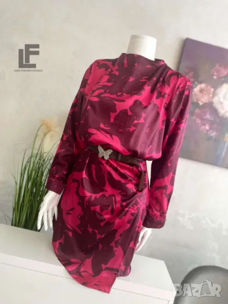 Рокля LFS Red Satin , снимка 1