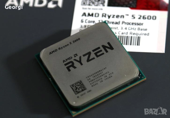 AMD Ryzen 5 2600 3.40 - 3.90GHz 6 ядра, снимка 1