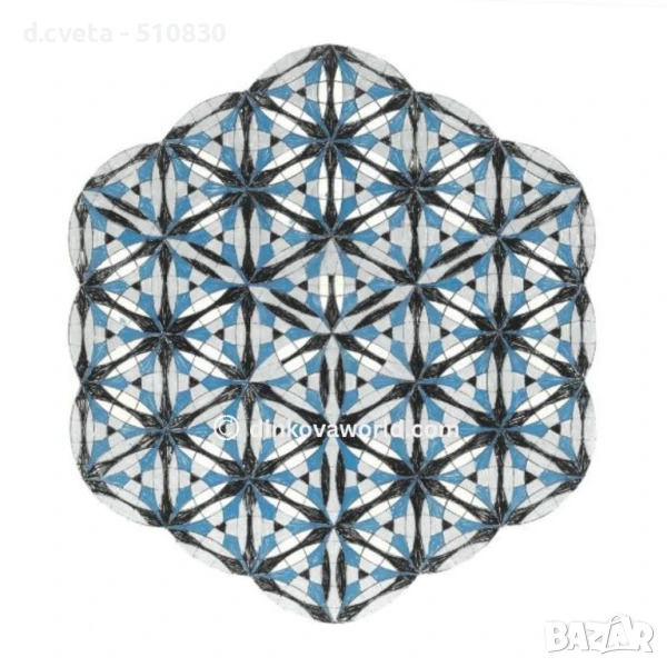 Картина Мандала Цветето на Живота, снимка 1