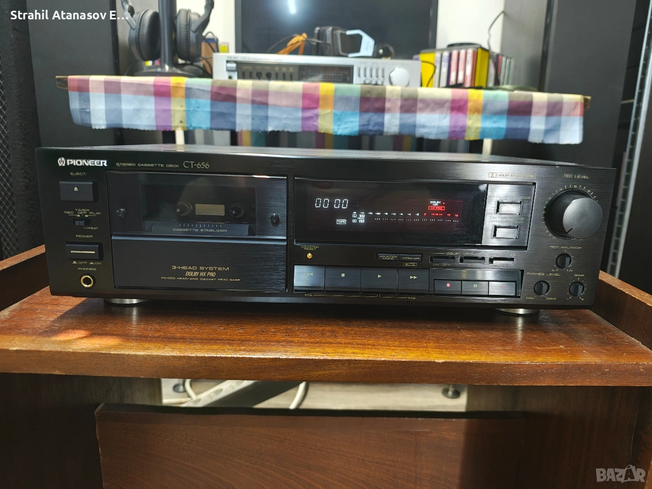 Pioneer CT-656 Триглав Стерео Дек, снимка 1