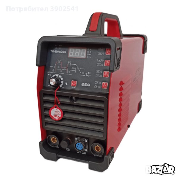 Професионален аргонов заваръчен апарат за алуминий TIG 200A AC/DC GREENYARD, снимка 1
