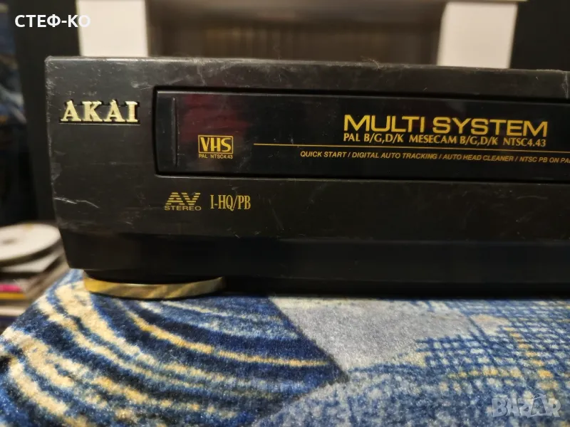 Akai VS-P1700 vhs stereo - видео , снимка 1