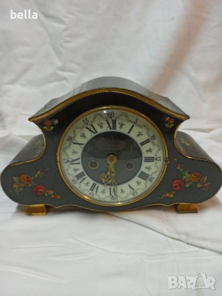 Стар антикварен настолен часовник Jean Perret & Cie S.A Geneve, снимка 1