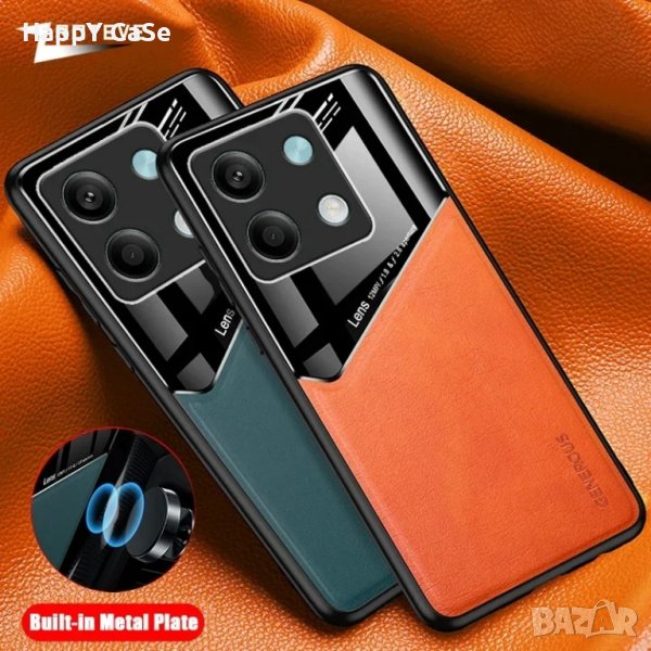 Xiaomi Redmi Note 13 Pro 4G 5G / 13 Pro+ / 13 5G / GENEROUS Кожен кейс гръб калъф с магнит, снимка 1