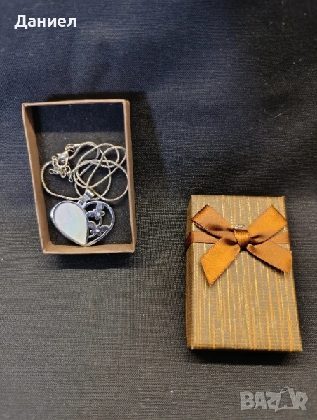 Дамски синджир със сърце, снимка 1