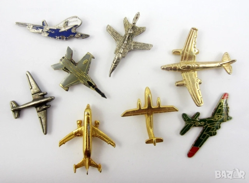 Военни самолети-Авиация-Комплект значки, снимка 1