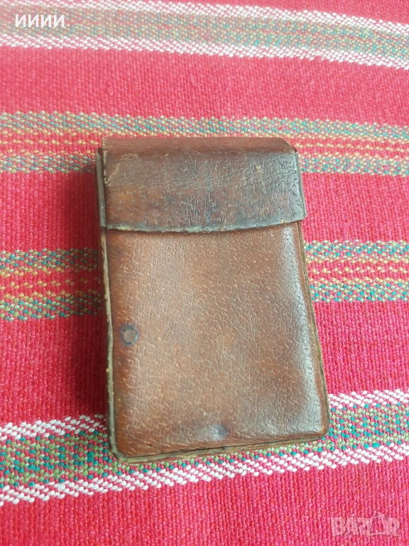 Кожена табакера , снимка 1