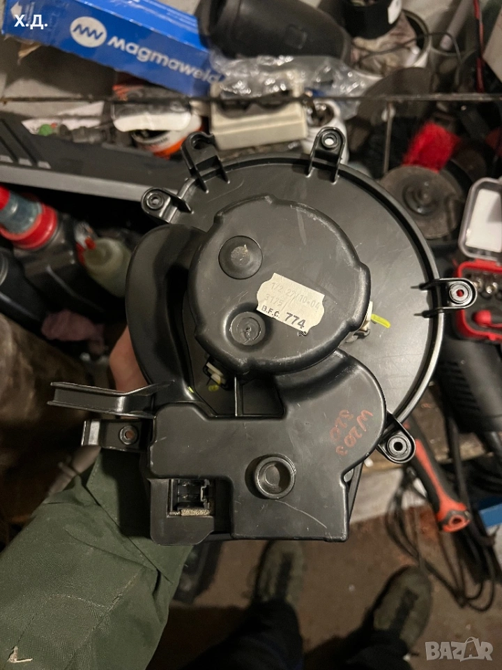 Вентилатор парно Мерцедес Ц-класа w203, снимка 1