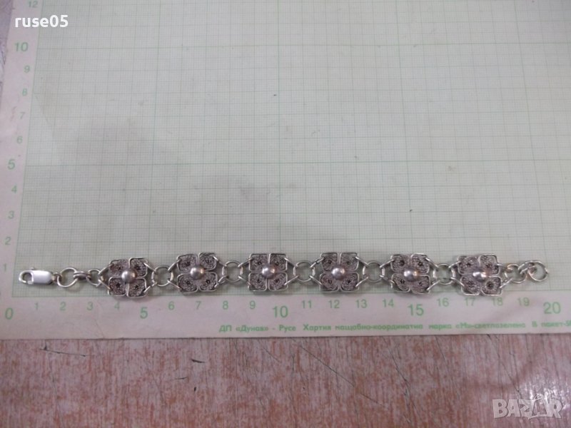 Верижка филигранна сребърна - 925 пр. - 17,30 гр., снимка 1