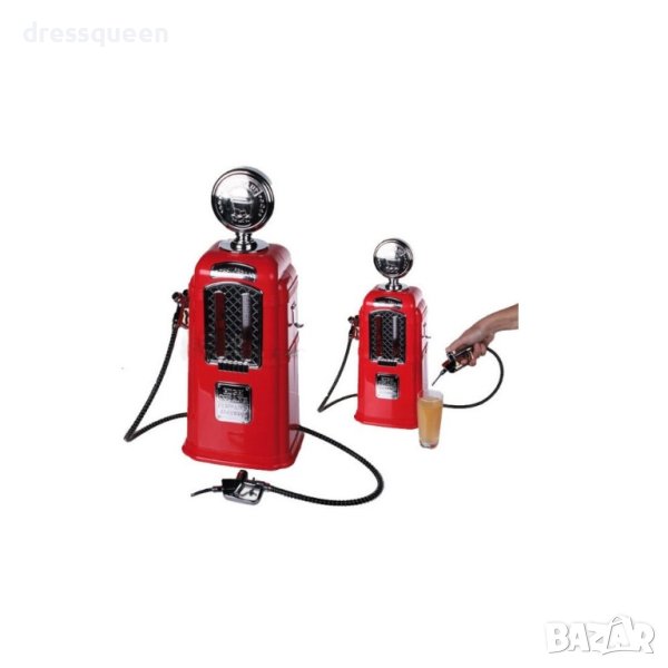 ( ДВОЙНА ) Парти диспенсър ретро бензиноколонка 1000 мл, снимка 1