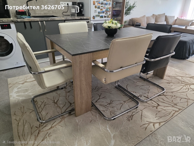 Кожени столoве 6 броя Rumba Lux 40% отстъпка, снимка 1