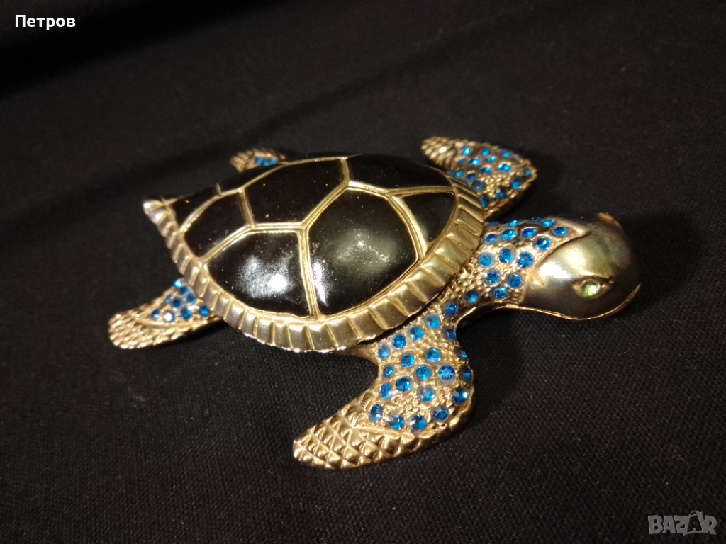 кутийка за бижута костенурка, снимка 1