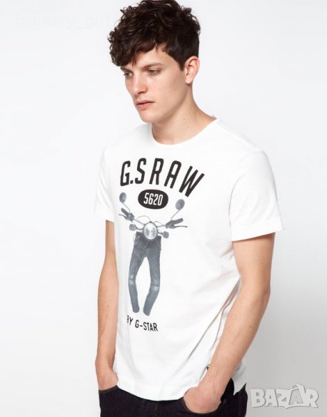 g-star restany - страхотна мъжка тениска 100% оригинал отлично състояние, снимка 1