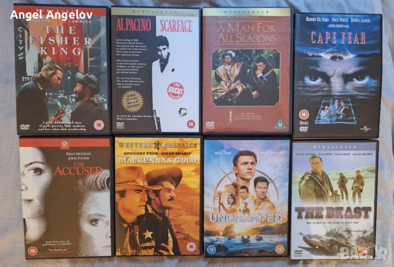 английски издания с български субтитри цена 10 лв на филм, снимка 1