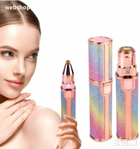 Дамски тример HX-203A за вежди, лице и тяло, USB захранване , снимка 1