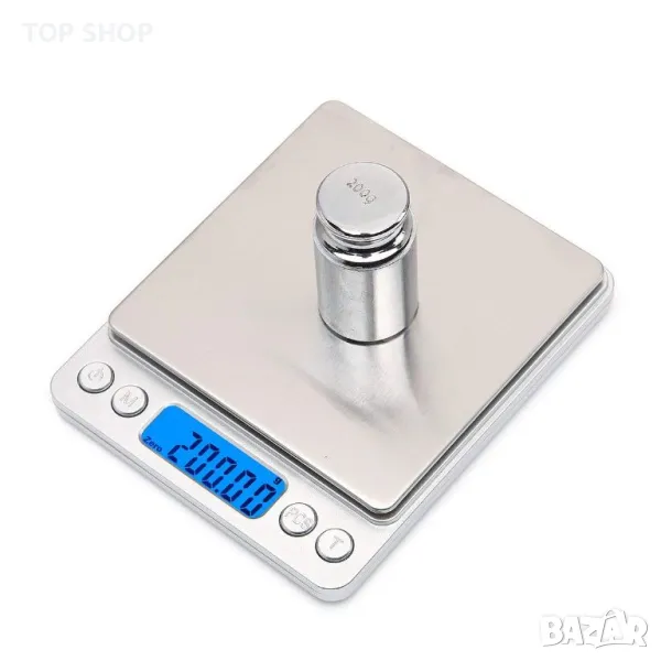 Акумулаторна прецизна везна 3000g x 0,1g Sunnyflowk HT-I200, снимка 1