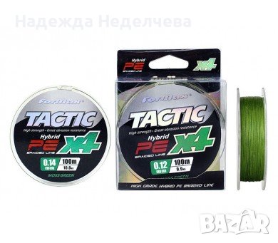 ПЛЕТЕНО ВЛАКНО FORMAX TACTIC PE X4 100м., снимка 1