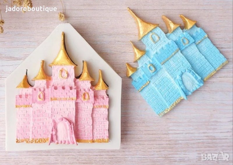 Силиконов молд замък , снимка 1