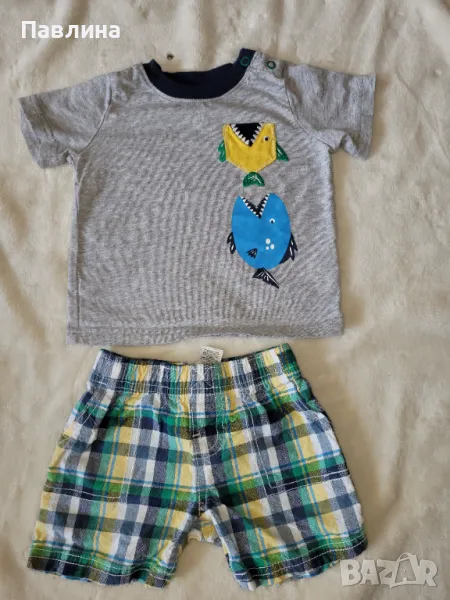 Лятно Бебешко Комплектче Carter's - 6-9м, снимка 1