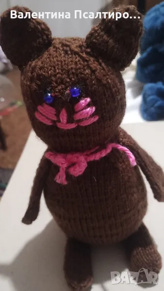 Коте амигуруми с чорапски игли , снимка 1