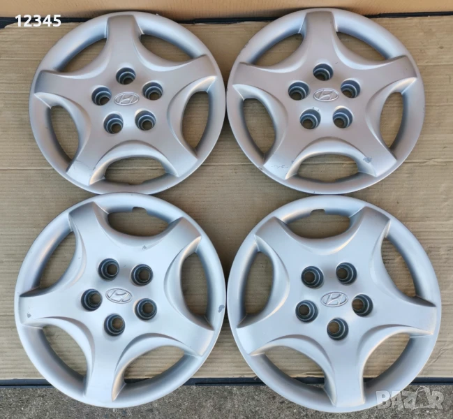 оригинални тасове за hyundai/хюндай 15’’ за болтове 5x114,3-№02, снимка 1