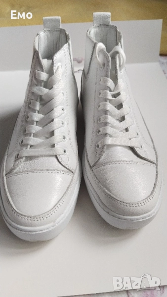 Дамски бели кецове Zarex, снимка 1