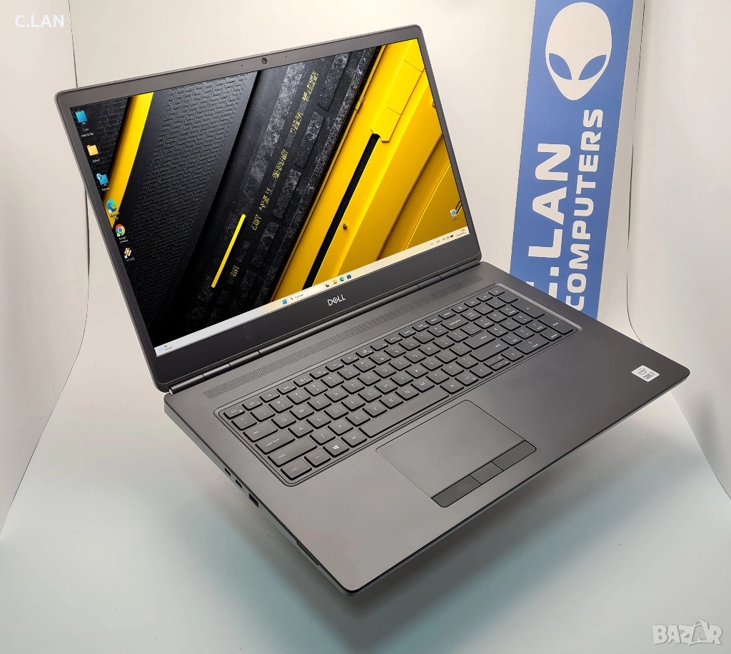Dell Precision 7750 i7 10850H/32GB/512SSD/RTX 3000-6GB/FHD/Подсветка, снимка 1